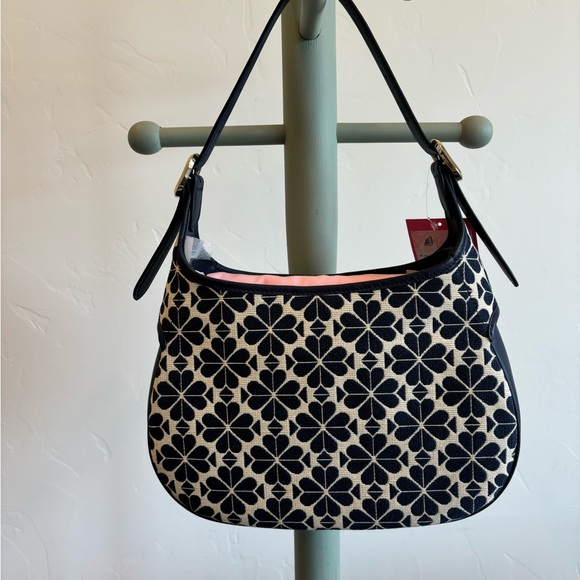 NWT Kate Spade Flower Jacquard Stripe Sam Small Convertible Shoulder Bag - Picture 8 of 8